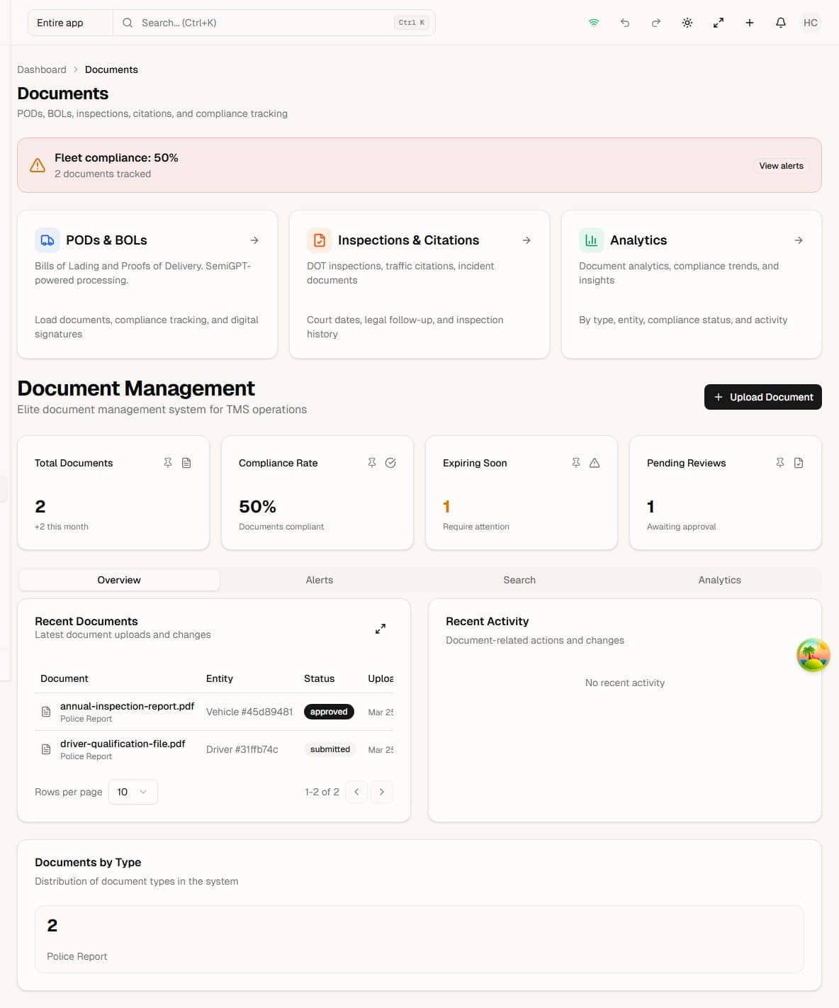 Document control — RigBase